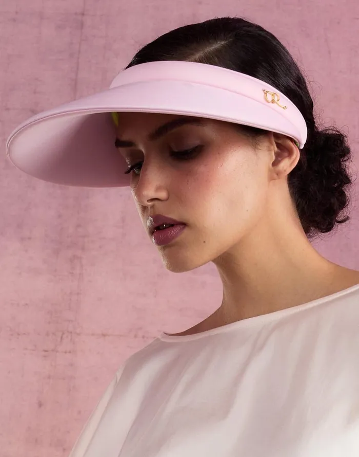 Women Cynthia Rowley Swim Bonded Visor Pink Women Cynthia Rowley Swim Bonded Visor Pink