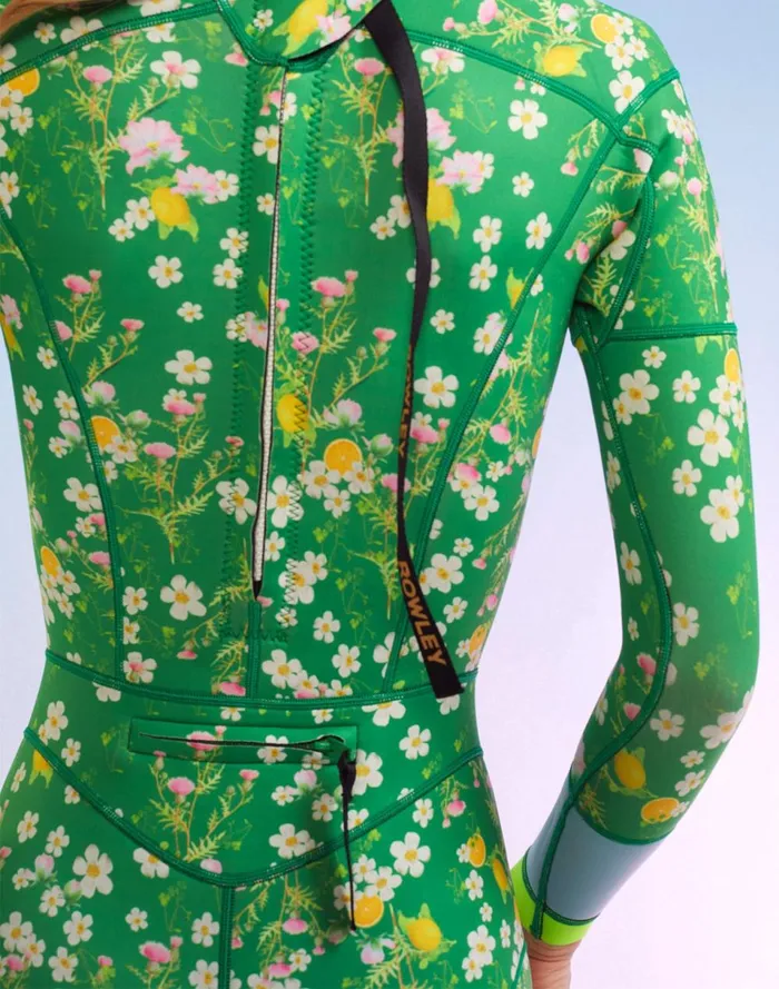 Women Cynthia Rowley Swim Clover Wetsuit Grnmt