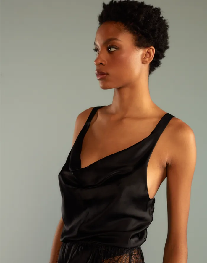 Women Cynthia Rowley Tops Lya Silk Blouse Black Women Cynthia Rowley Tops Lya Silk Blouse Black
