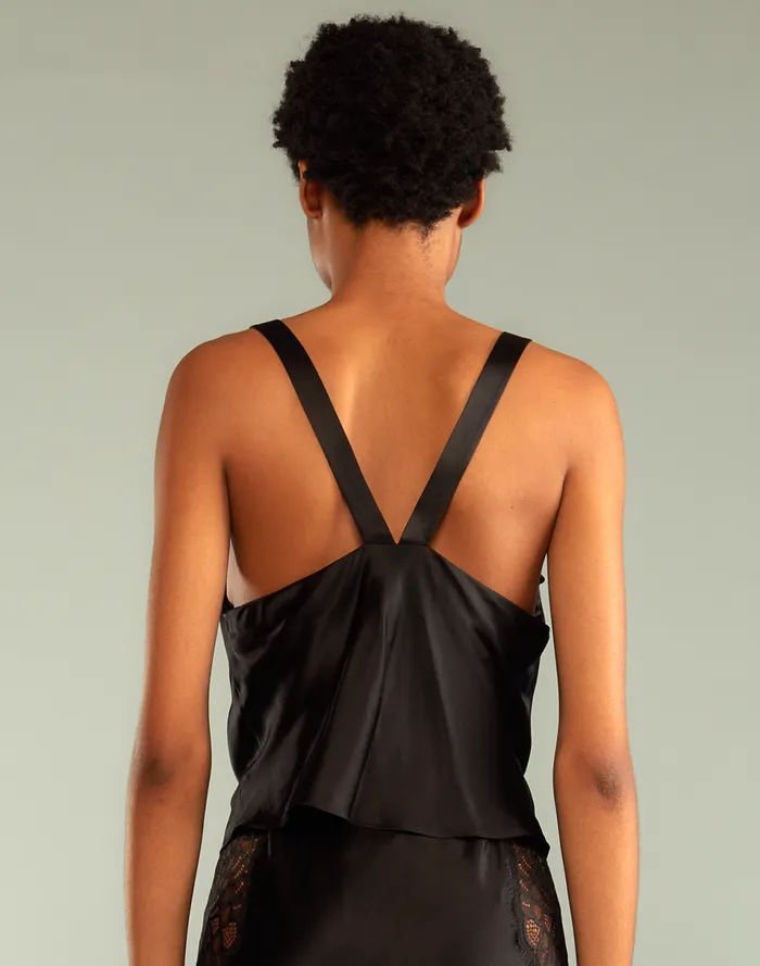 Women Cynthia Rowley Tops Lya Silk Blouse Black Women Cynthia Rowley Tops Lya Silk Blouse Black