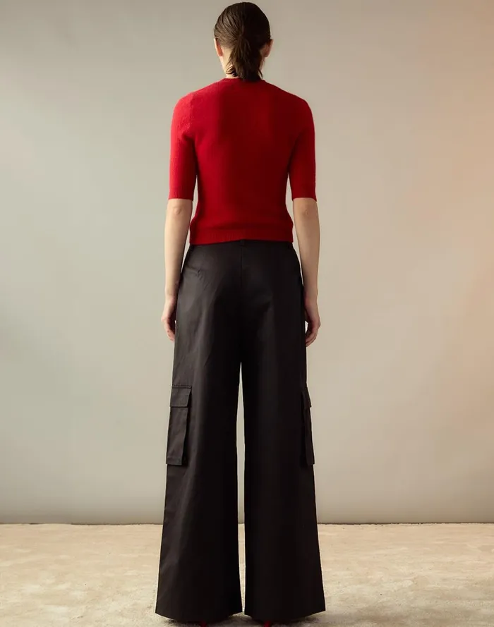 Women Cynthia Rowley Tops Sydney Sweater Red
