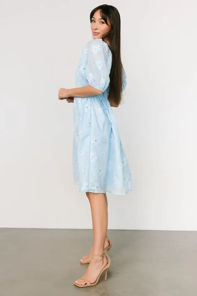 Women Daisy Short Dress Blue Floral Baltic Born Short Dresses Women Daisy Short Dress Blue Floral Baltic Born Short Dresses