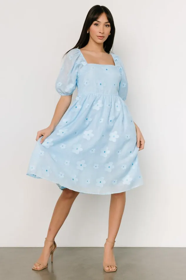 Women Daisy Short Dress Blue Floral Baltic Born Short Dresses Women Daisy Short Dress Blue Floral Baltic Born Short Dresses
