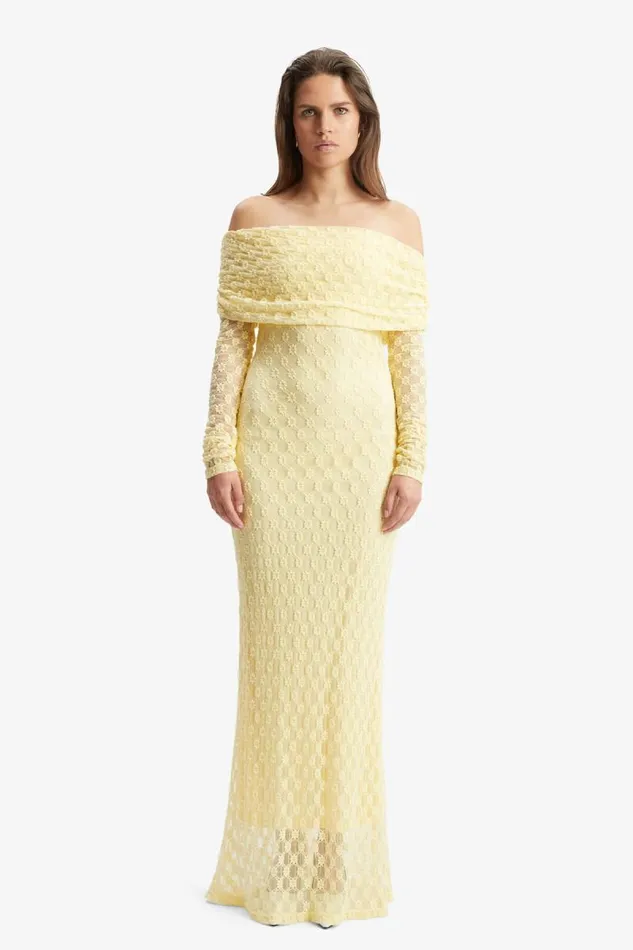 Women Day To Night Dresses Bardot Adoni Off Shoulder Maxi Dress In Canary Yellow Canary Yellow Women Day To Night Dresses Bardot Adoni Off Shoulder Maxi Dress In Canary Yellow Canary Yellow