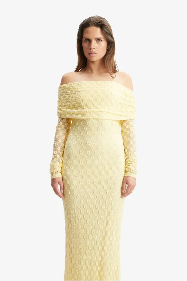 Women Day To Night Dresses Bardot Adoni Off Shoulder Maxi Dress In Canary Yellow Canary Yellow Women Day To Night Dresses Bardot Adoni Off Shoulder Maxi Dress In Canary Yellow Canary Yellow