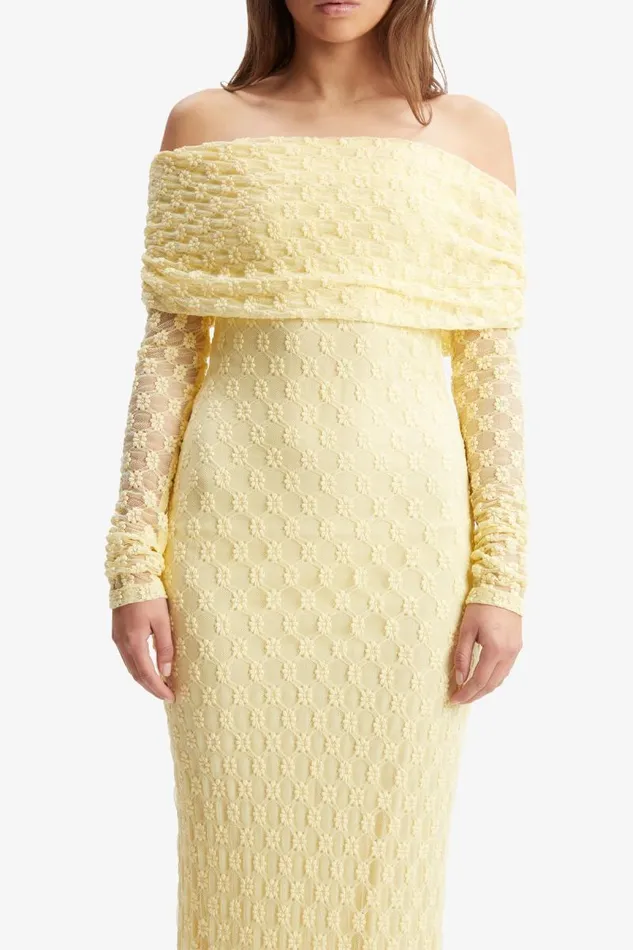 Women Day To Night Dresses Bardot Adoni Off Shoulder Maxi Dress In Canary Yellow Canary Yellow Women Day To Night Dresses Bardot Adoni Off Shoulder Maxi Dress In Canary Yellow Canary Yellow