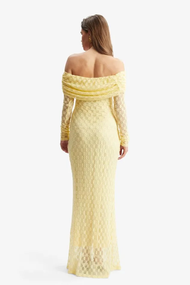 Women Day To Night Dresses Bardot Adoni Off Shoulder Maxi Dress In Canary Yellow Canary Yellow Women Day To Night Dresses Bardot Adoni Off Shoulder Maxi Dress In Canary Yellow Canary Yellow