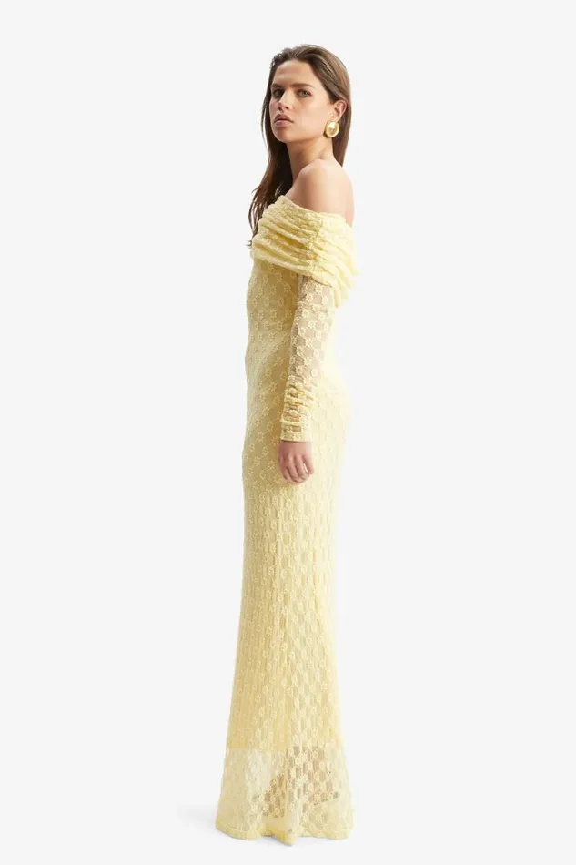 Women Day To Night Dresses Bardot Adoni Off Shoulder Maxi Dress In Canary Yellow Canary Yellow Women Day To Night Dresses Bardot Adoni Off Shoulder Maxi Dress In Canary Yellow Canary Yellow