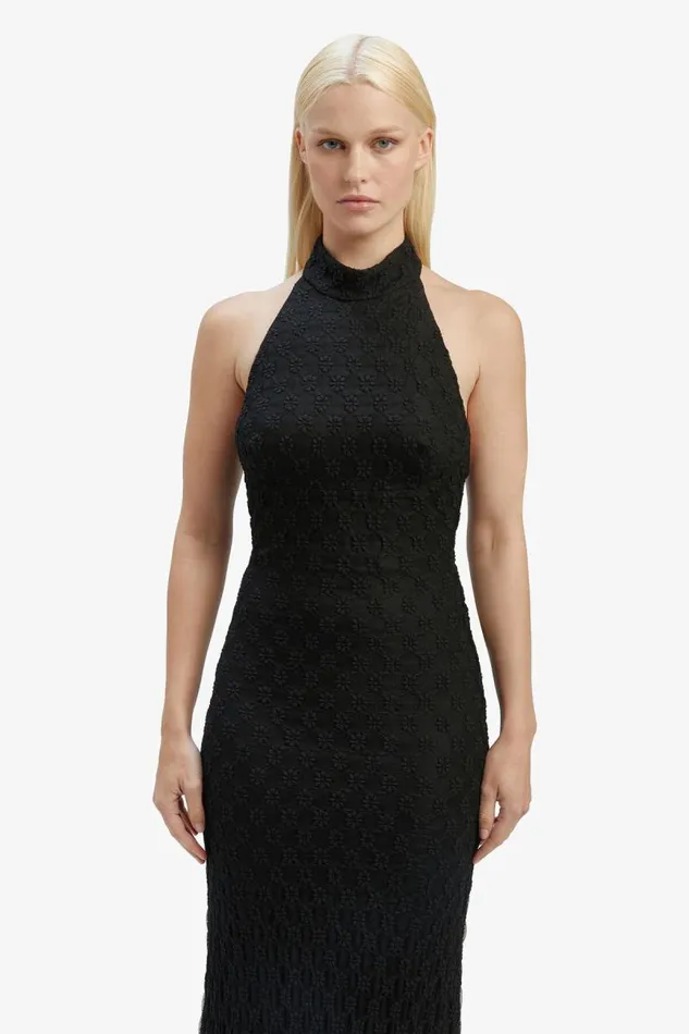 Women Day To Night Dresses Bardot Adoni Ola Lace Midi Dress In Black Black Women Day To Night Dresses Bardot Adoni Ola Lace Midi Dress In Black Black