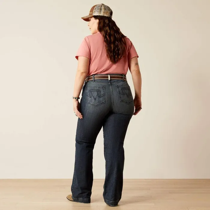 Women Denim Ariat Perfect Rise Elsie Trouser Jeans Missouri