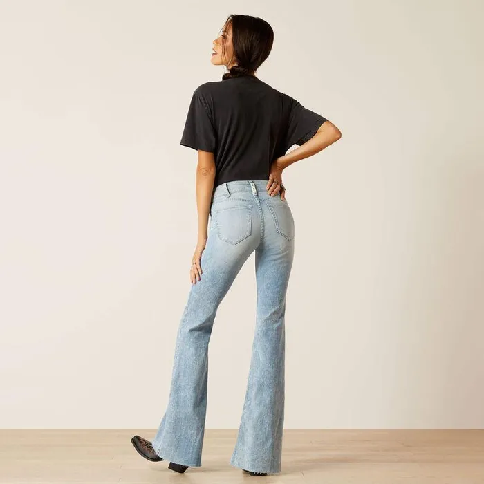 Women Denim Ariat Perfect Rise Jimena Flare Snowland