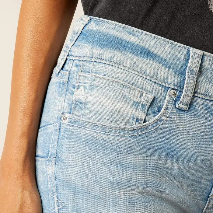 Women Denim Ariat Perfect Rise Jimena Flare Snowland