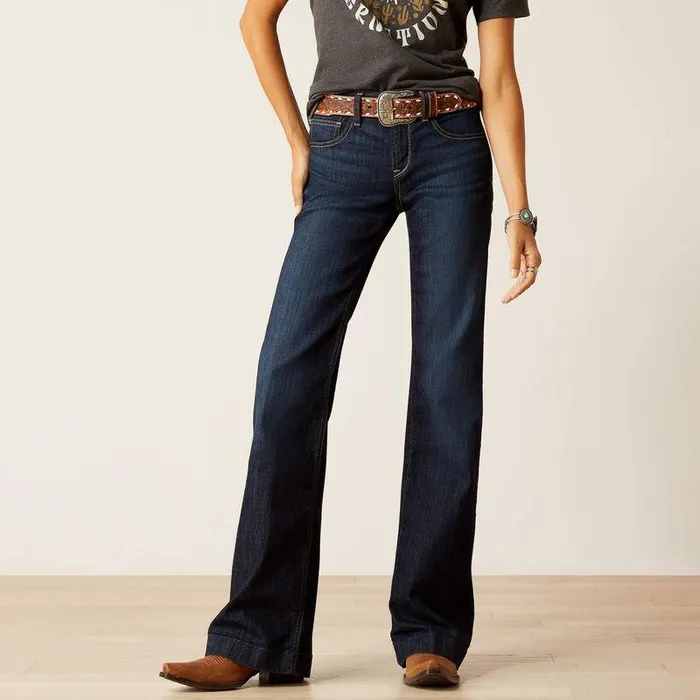 Women Denim Ariat Perfect Rise Ophelia Trouser Nashville