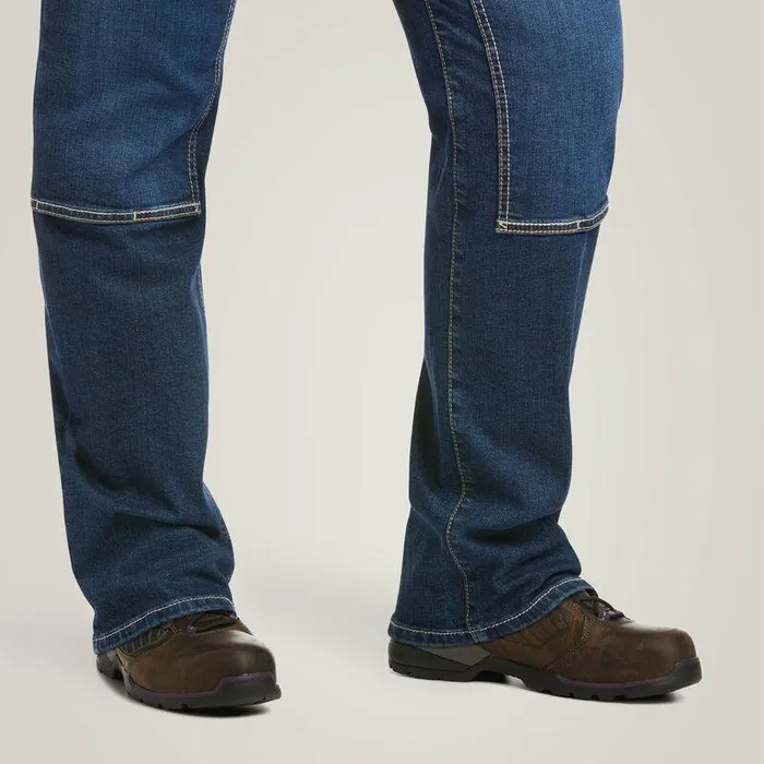 Women Denim Ariat Rebar DuraStretch Riveter Double Front Straight Jean Riveter