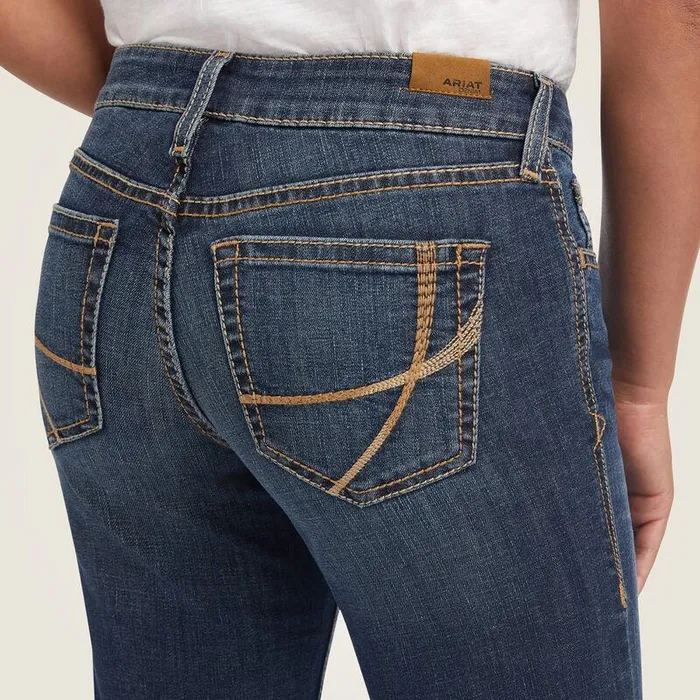 Women Denim Ariat Trouser Perfect Rise Maggie Wide Leg Jean Pasadena
