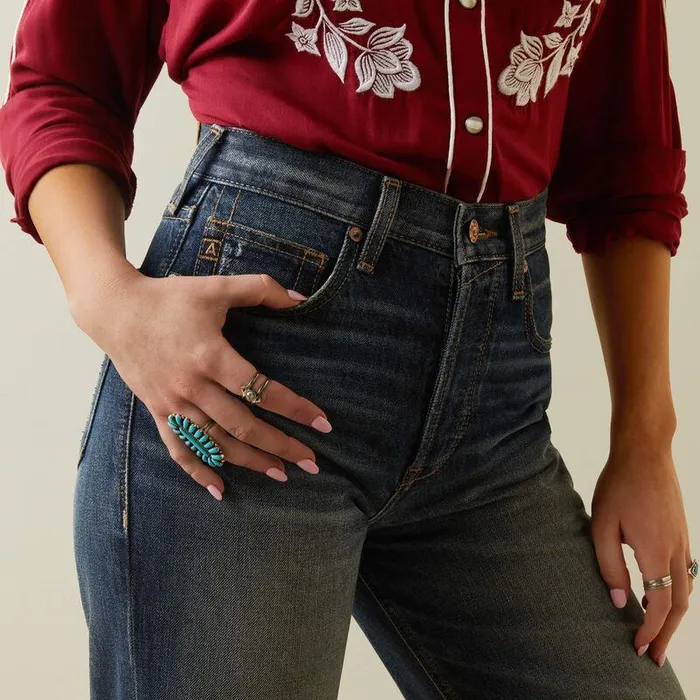 Women Denim Ariat Ultra High Rise Tomboy Straight Jean Bora Bora Women Denim Ariat Ultra High Rise Tomboy Straight Jean Bora Bora
