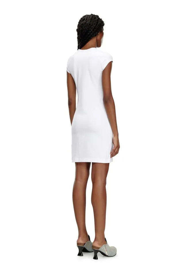 Women Diesel Dresses DANGIEL White Women Diesel Dresses DANGIEL White