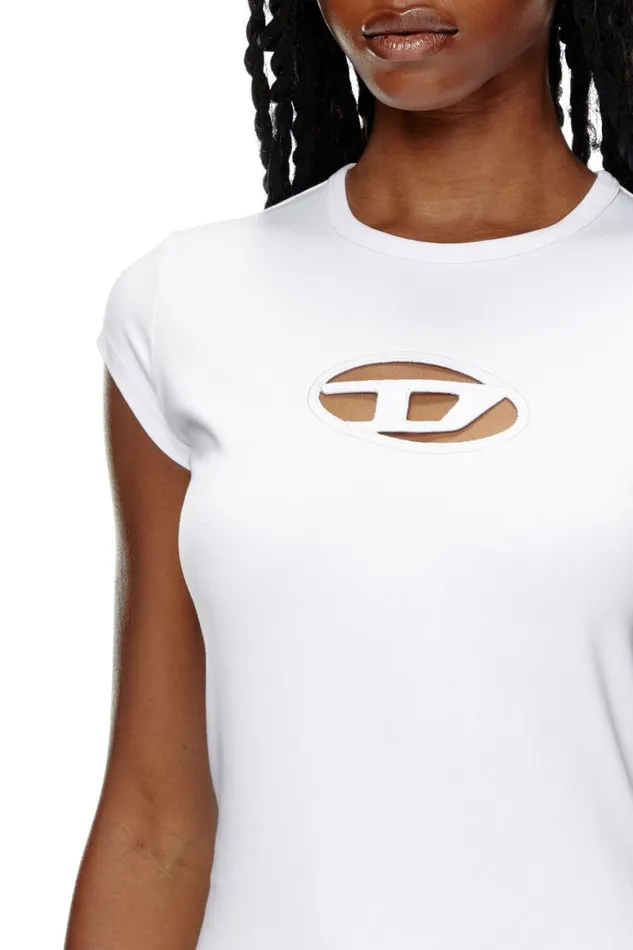 Women Diesel Dresses DANGIEL White Women Diesel Dresses DANGIEL White