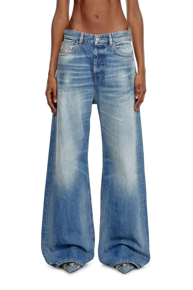 Women Diesel Jeans Relaxed Jeans 1996 DSire 09J86 Medium Blue Women Diesel Jeans Relaxed Jeans 1996 DSire 09J86 Medium Blue