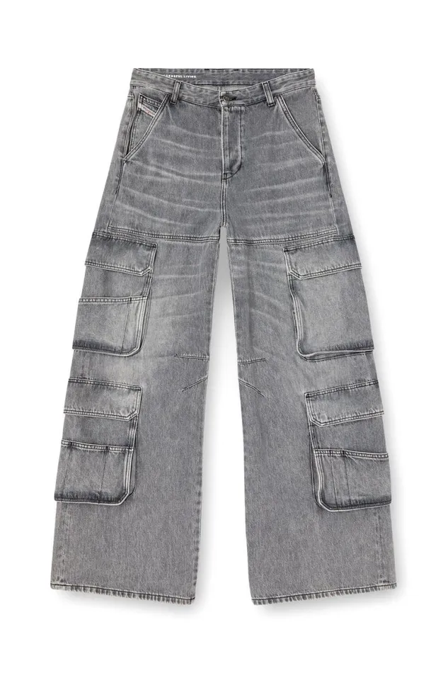 Women Diesel Jeans Relaxed Jeans 1996 DSire 0DCBE Light Grey Women Diesel Jeans Relaxed Jeans 1996 DSire 0DCBE Light Grey