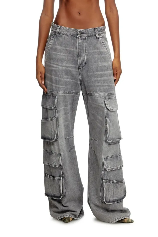 Women Diesel Jeans Relaxed Jeans 1996 DSire 0DCBE Light Grey Women Diesel Jeans Relaxed Jeans 1996 DSire 0DCBE Light Grey