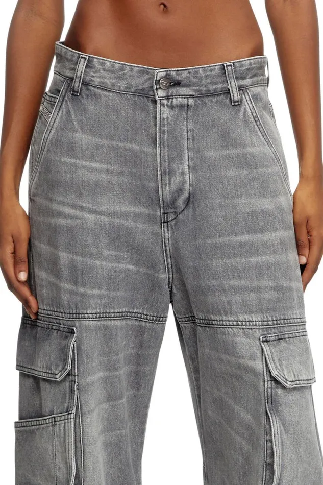 Women Diesel Jeans Relaxed Jeans 1996 DSire 0DCBE Light Grey Women Diesel Jeans Relaxed Jeans 1996 DSire 0DCBE Light Grey