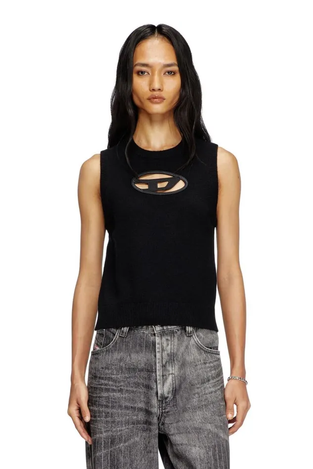 Women Diesel Knitwear MARGARINSL Black Women Diesel Knitwear MARGARINSL Black