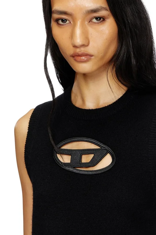 Women Diesel Knitwear MARGARINSL Black Women Diesel Knitwear MARGARINSL Black