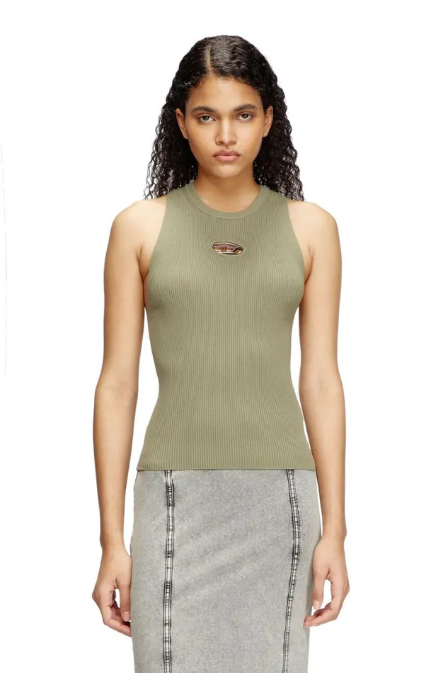 Women Diesel Knitwear MCADDIXTOP Green
