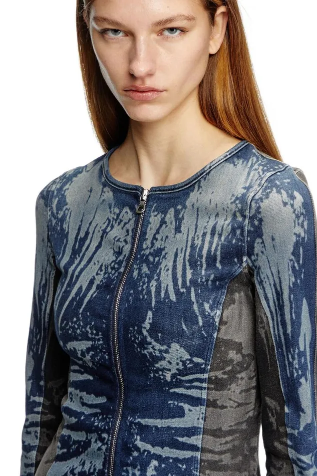 Women Diesel TShirts and Tops DEGARYS Dark Blue