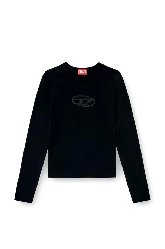 Women Diesel TShirts and Tops TANGIELS Black Women Diesel TShirts and Tops TANGIELS Black