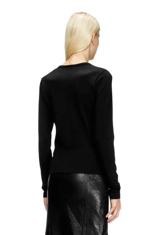 Women Diesel TShirts and Tops TANGIELS Black Women Diesel TShirts and Tops TANGIELS Black