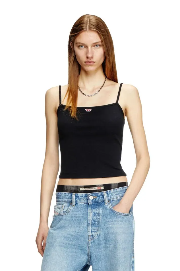 Women Diesel TShirts and Tops THOPD Black Women Diesel TShirts and Tops THOPD Black