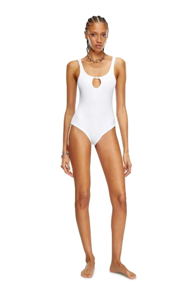 Women Diesel Underwear and Socks UFBYDOVALCOTTONRIBBODYSUIT White Women Diesel Underwear and Socks UFBYDOVALCOTTONRIBBODYSUIT White