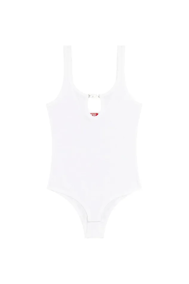 Women Diesel Underwear and Socks UFBYDOVALCOTTONRIBBODYSUIT White Women Diesel Underwear and Socks UFBYDOVALCOTTONRIBBODYSUIT White