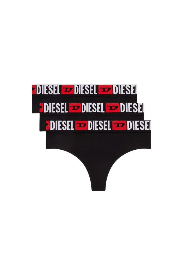Women Diesel Underwear and Socks UFSTSTARSTHREEPACK Black Women Diesel Underwear and Socks UFSTSTARSTHREEPACK Black