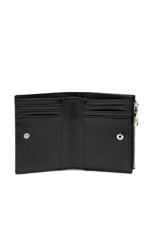 Women Diesel Wallets PLAY BIFOLD ZIP II Black Women Diesel Wallets PLAY BIFOLD ZIP II Black