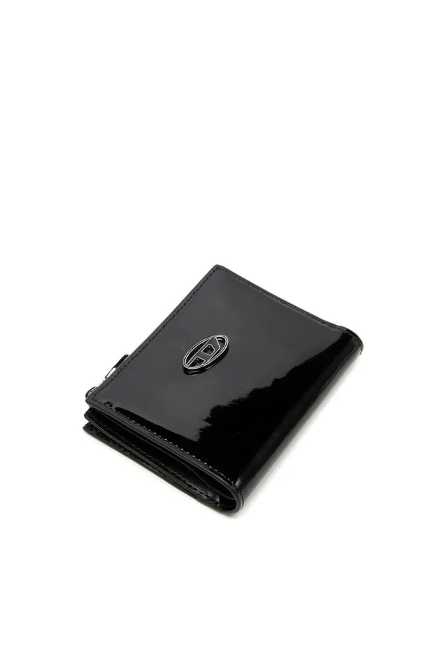 Women Diesel Wallets PLAY BIFOLD ZIP II Black Women Diesel Wallets PLAY BIFOLD ZIP II Black