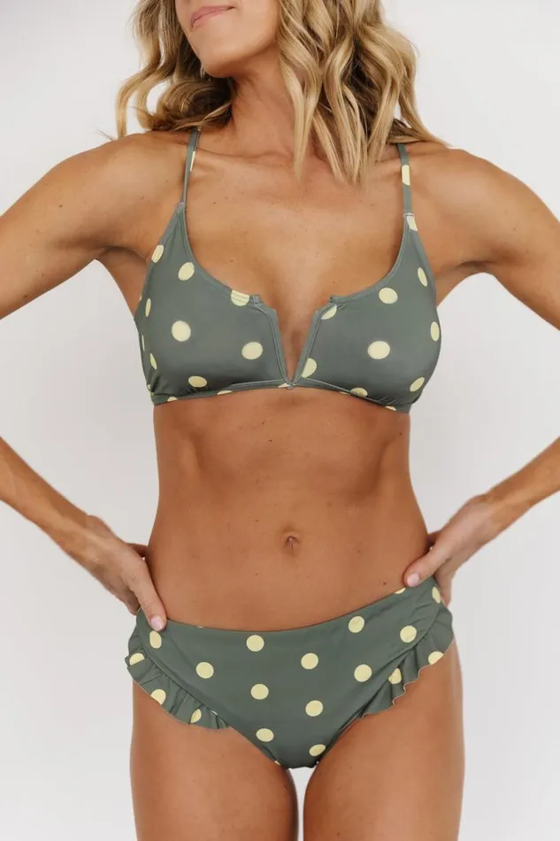 Women Donna Bikini Bottom Olive Dot Baltic Born Bikini