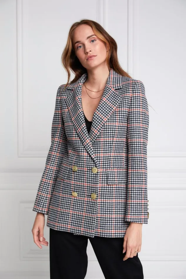Women Double Breasted Blazer Oyster Catcher Holland Cooper Blazers
