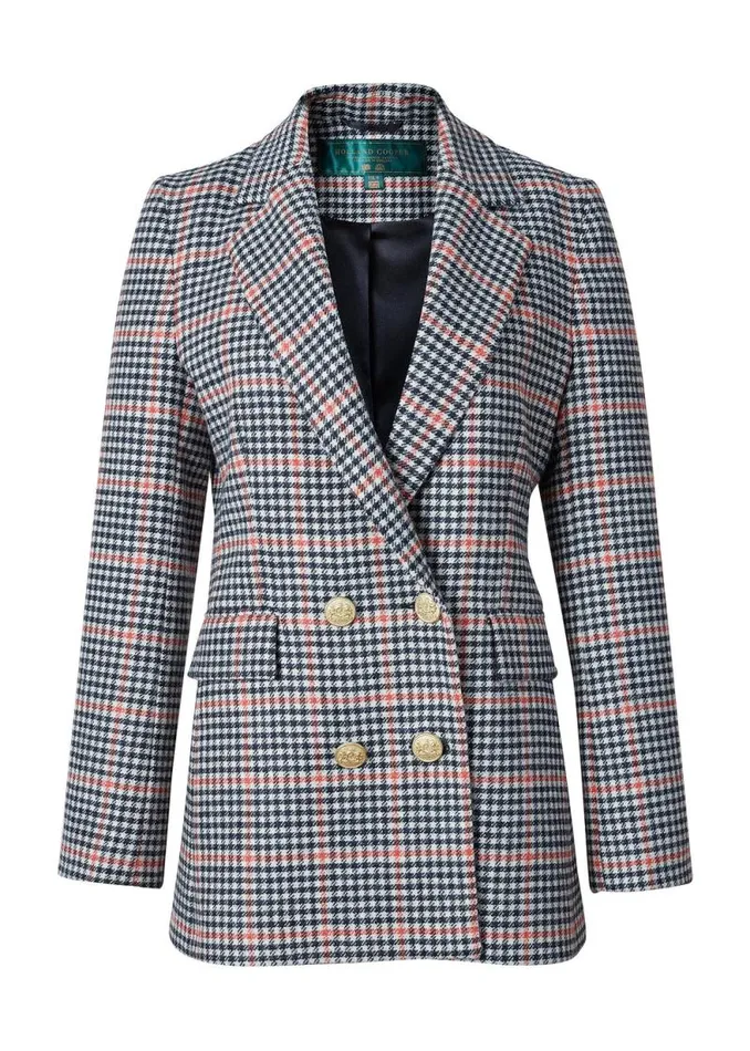 Women Double Breasted Blazer Oyster Catcher Holland Cooper Blazers