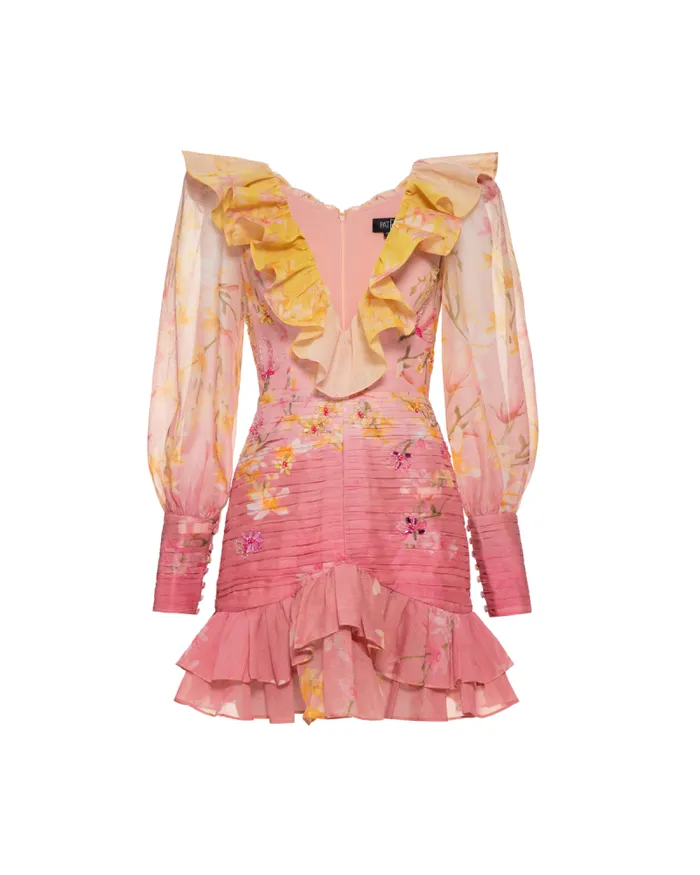 Women Dresses and Jumpsuits PatBO Floral Mini Dress FINAL SALE Yellow