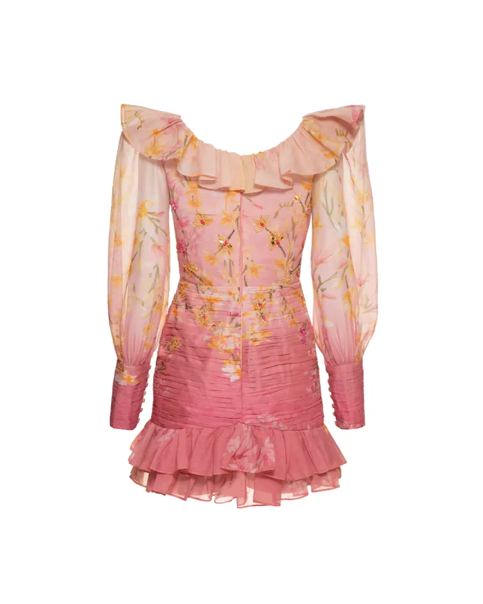 Women Dresses and Jumpsuits PatBO Floral Mini Dress FINAL SALE Yellow