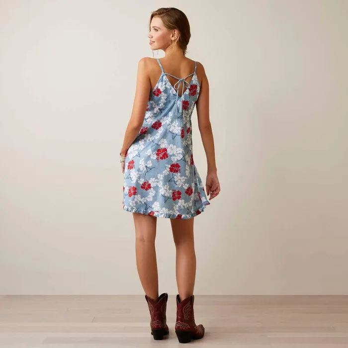 Women Dresses and Skirts Ariat Western Aloha Dress Wa Pareu Print