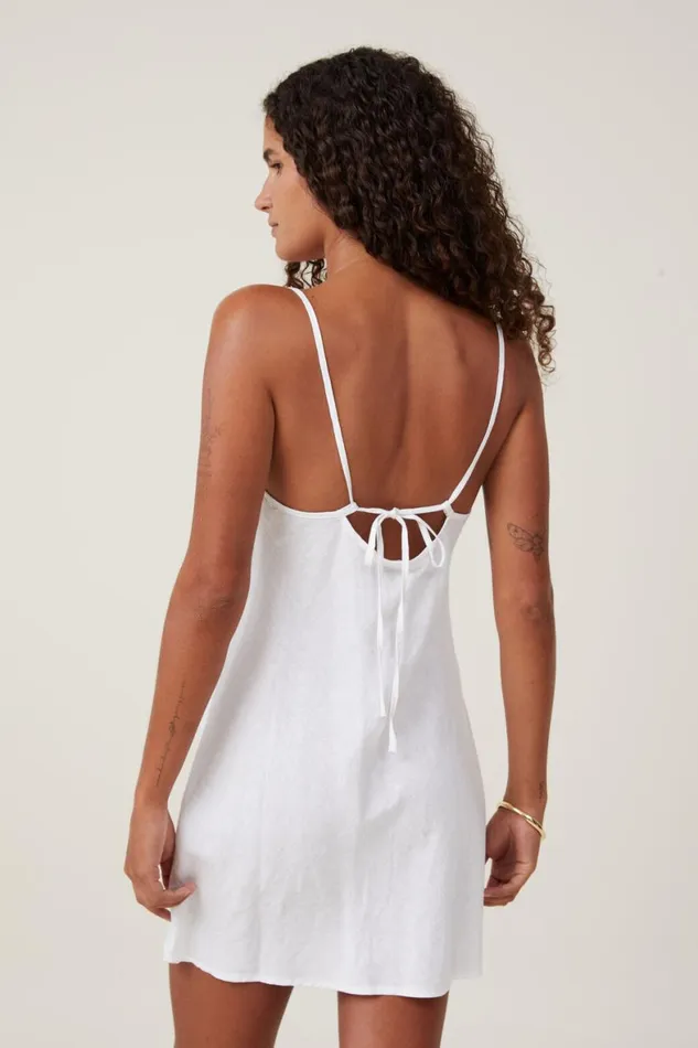 Women Dresses Cotton On Haven V Neck Mini Dress White