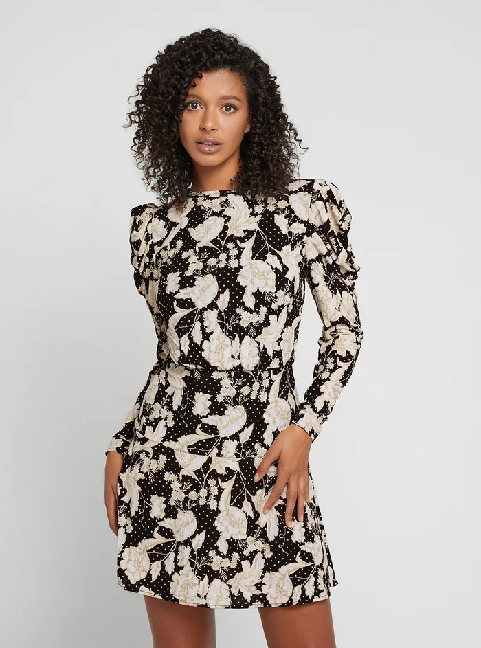 Women Dresses GUESS Soiree Floral Print Bernadette Mini Dress