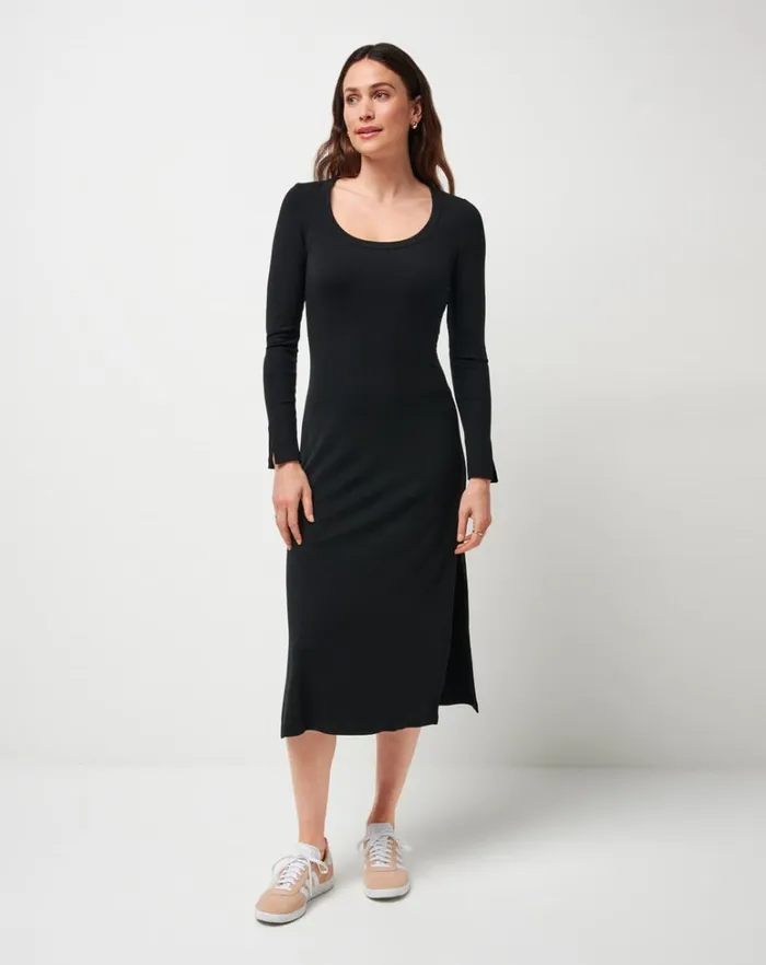 Women Dresses TravisMathew CLOUD RIB RETREAT DRESS Black