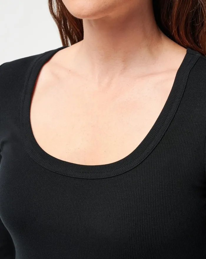 Women Dresses TravisMathew CLOUD RIB RETREAT DRESS Black Women Dresses TravisMathew CLOUD RIB RETREAT DRESS Black