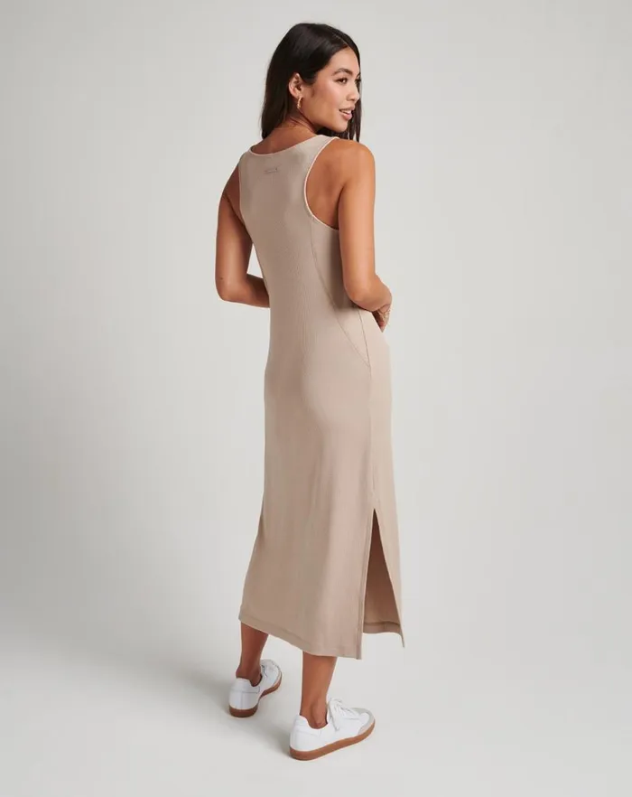 Women Dresses TravisMathew HADLEY WOOD MIDI DRESS Atmosphere Women Dresses TravisMathew HADLEY WOOD MIDI DRESS Atmosphere