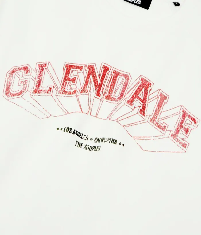 Women Ecru Sweatshirt With Glendale Serigraphy THE KOOPLES Sweatshirts